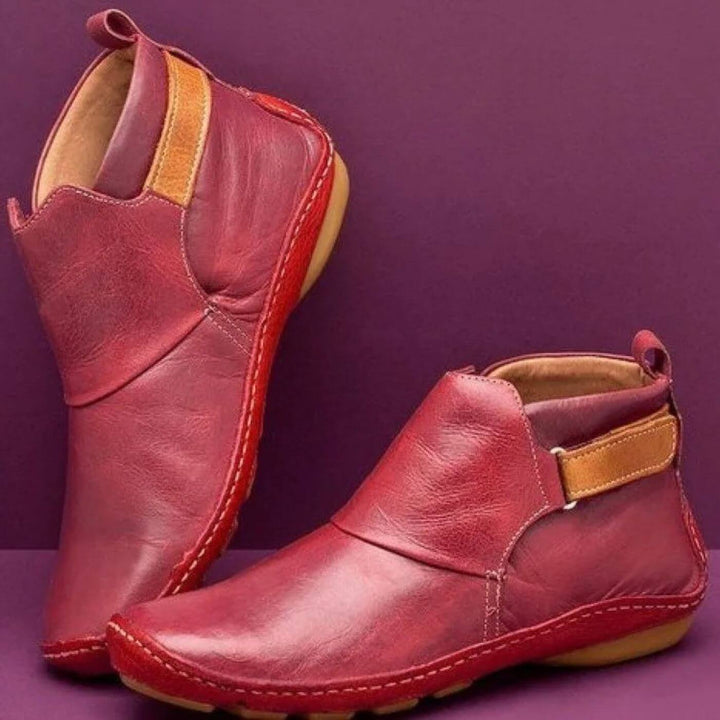 Anja™ - Ultrabequeme Lederstiefeletten