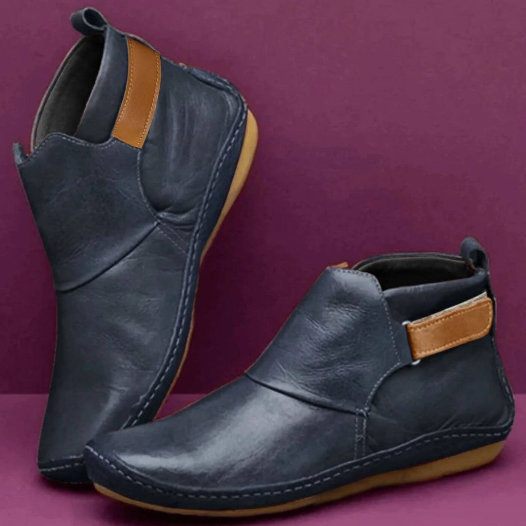 Anja™ - Ultrabequeme Lederstiefeletten