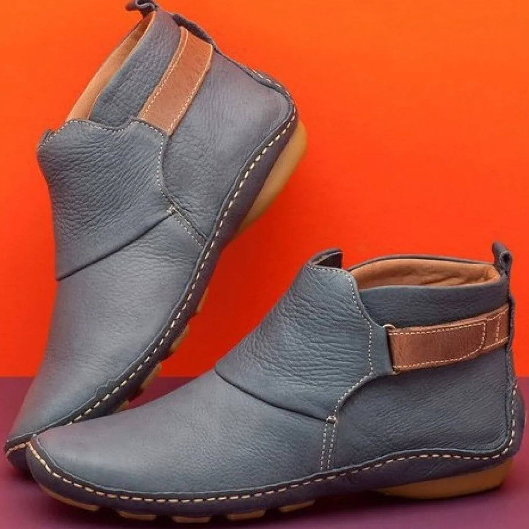 Anja™ - Ultrabequeme Lederstiefeletten