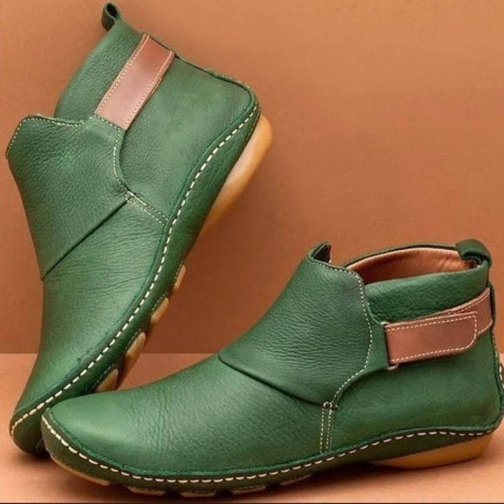 Anja™ - Ultrabequeme Lederstiefeletten
