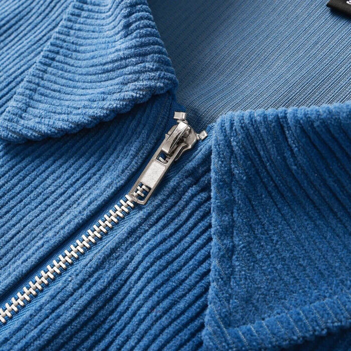 Benedikt™ - Stilvolle Cordjacke mit Reißverschluss