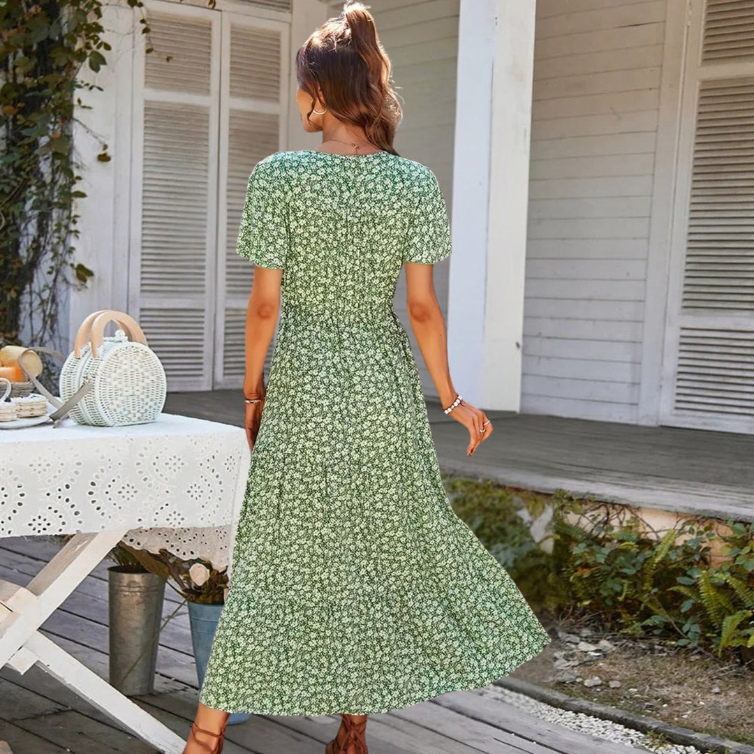 Emma – Sommerliches Boho-Kleid mit Blumenmuster
