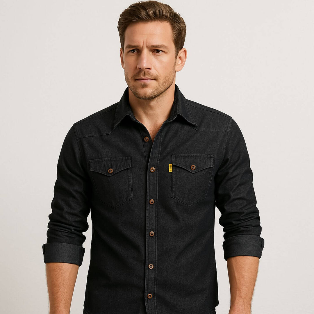 Finn – Jeanshemd mit schmaler Passform