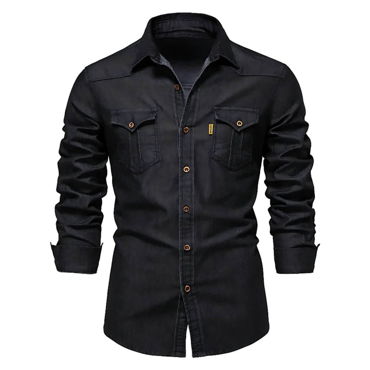 Finn – Jeanshemd mit schmaler Passform