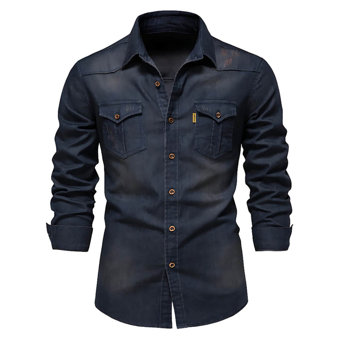Finn – Jeanshemd mit schmaler Passform