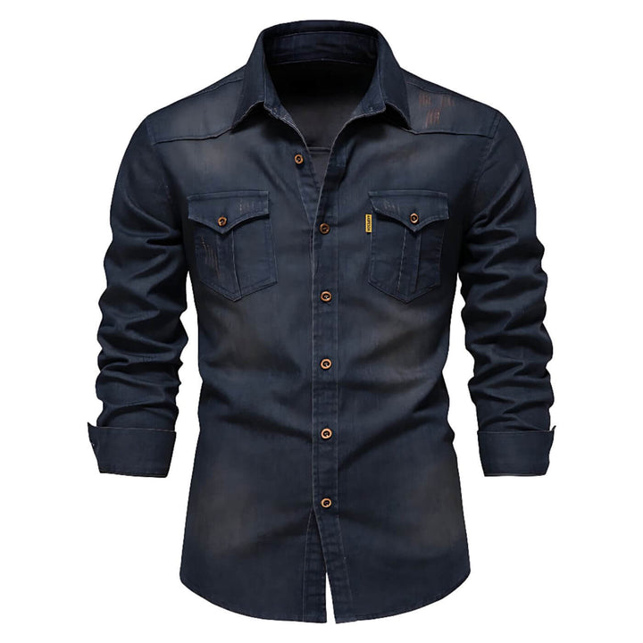 Finn – Jeanshemd mit schmaler Passform