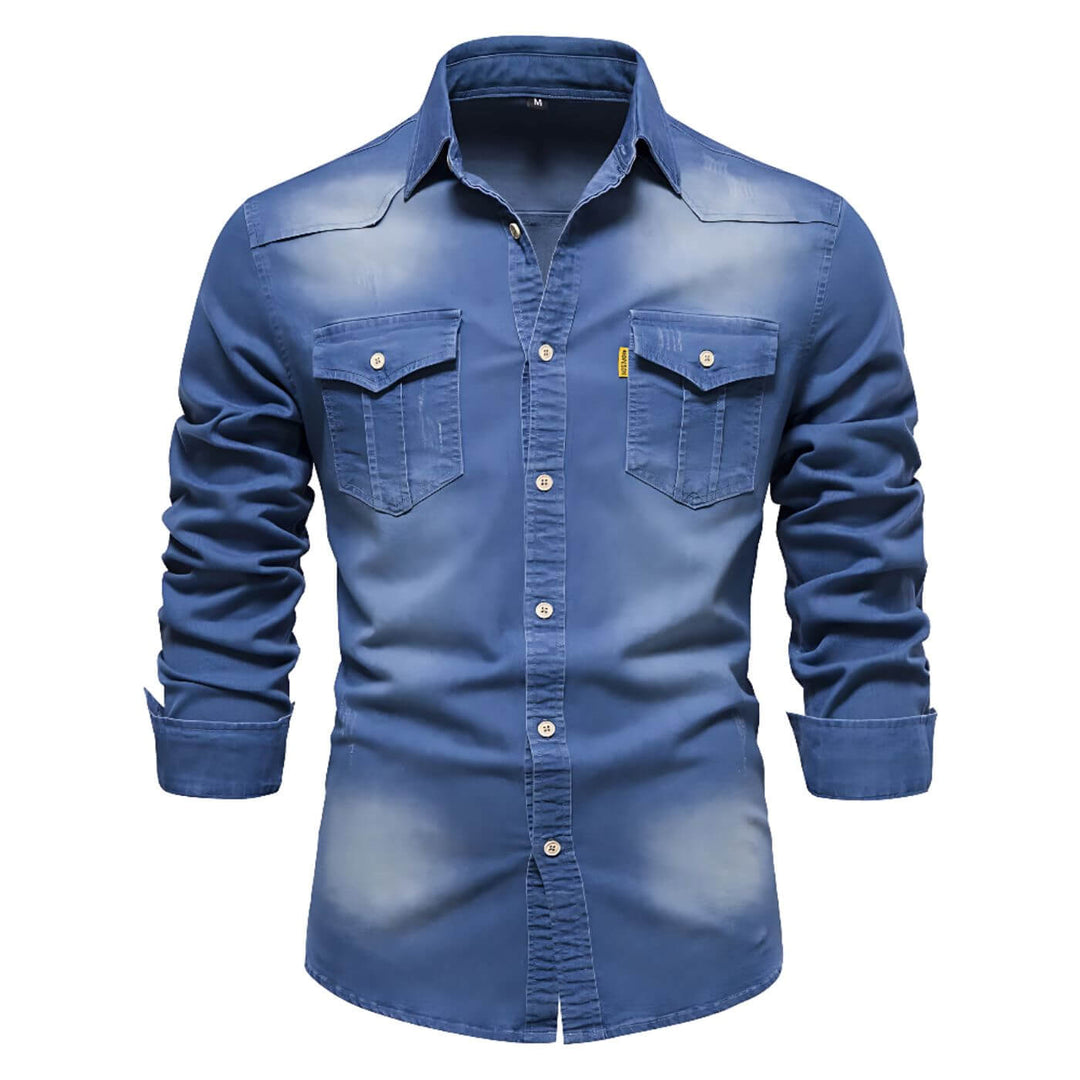 Finn – Jeanshemd mit schmaler Passform