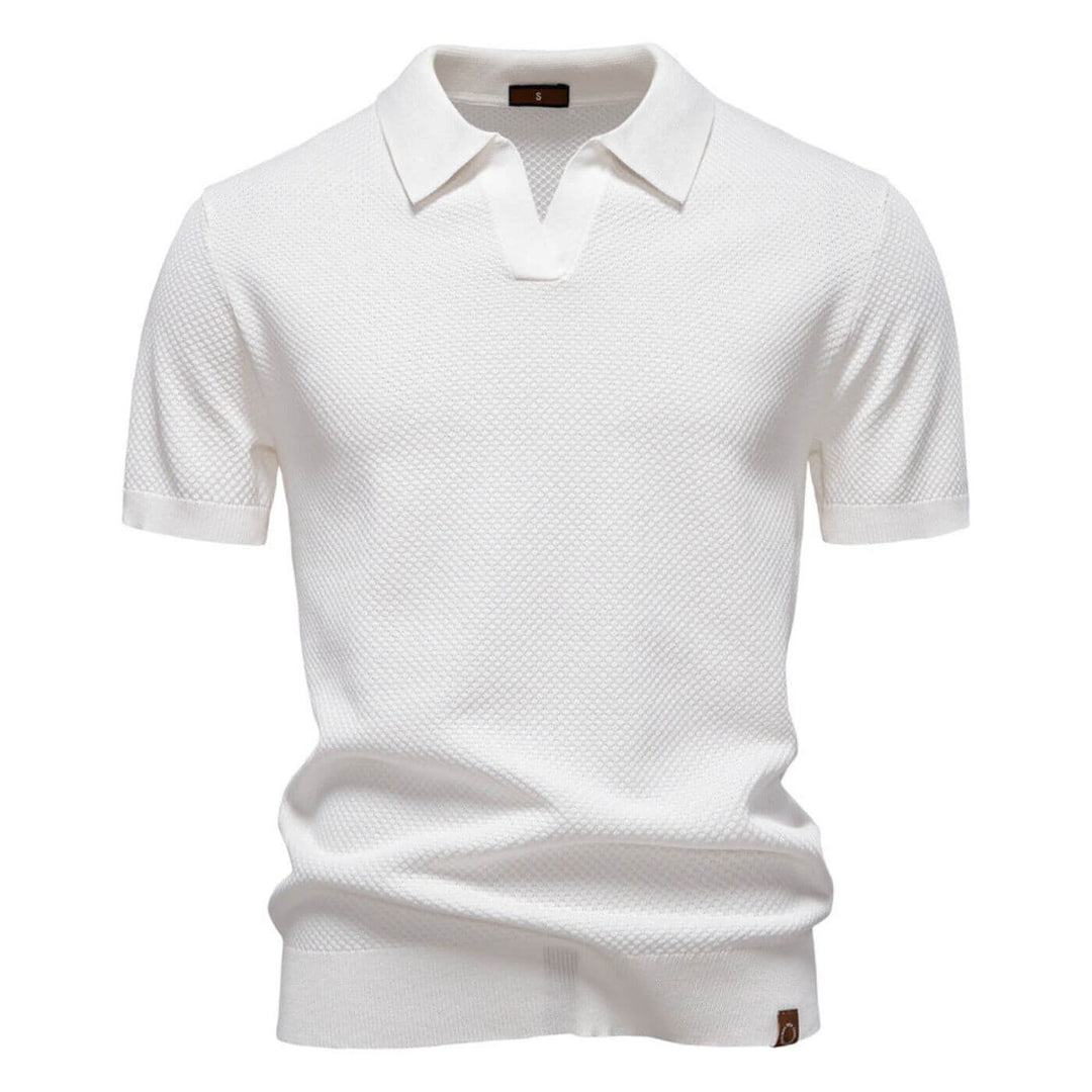 Christian™ – Premium V-Ausschnitt Polohemd