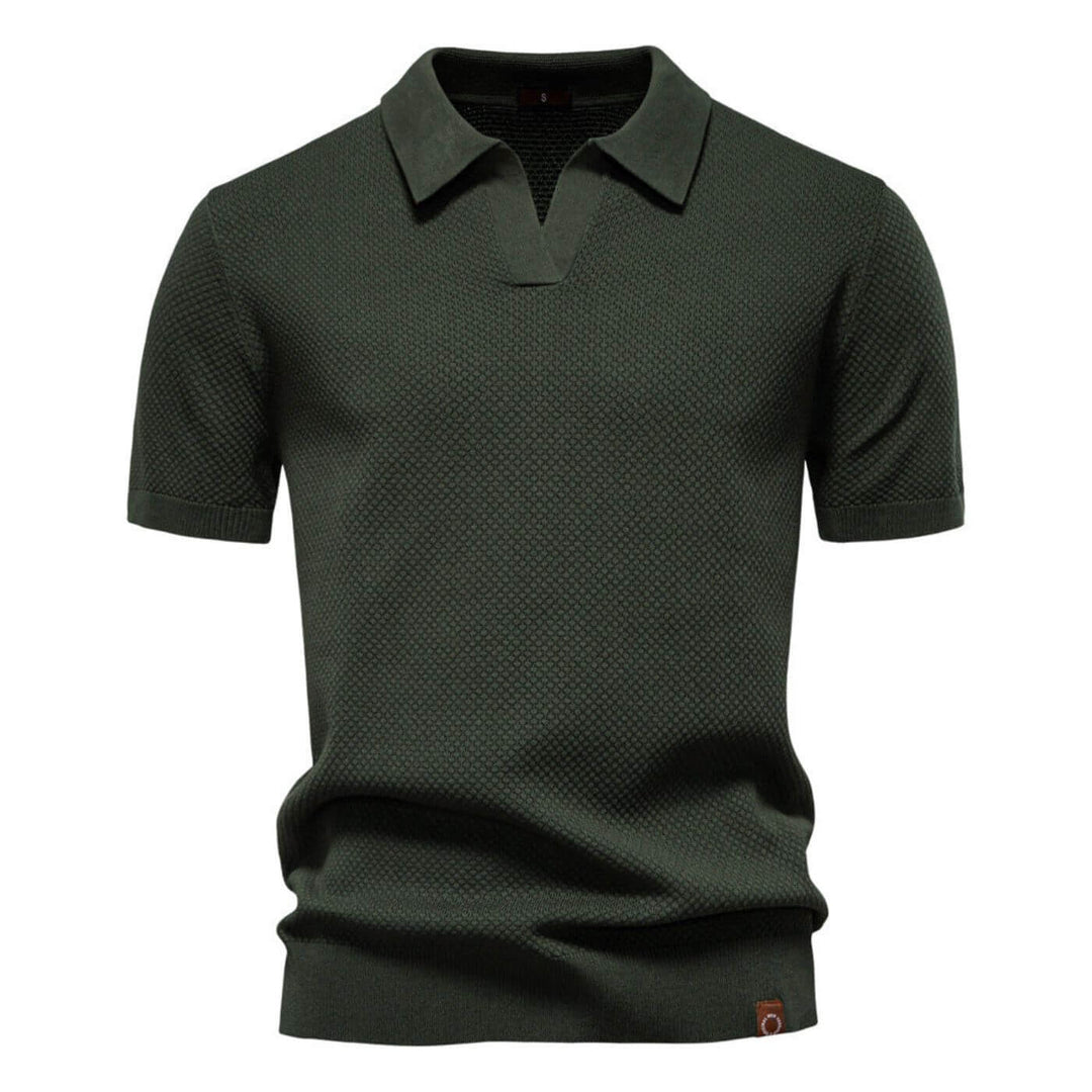 Christian™ – Premium V-Ausschnitt Polohemd