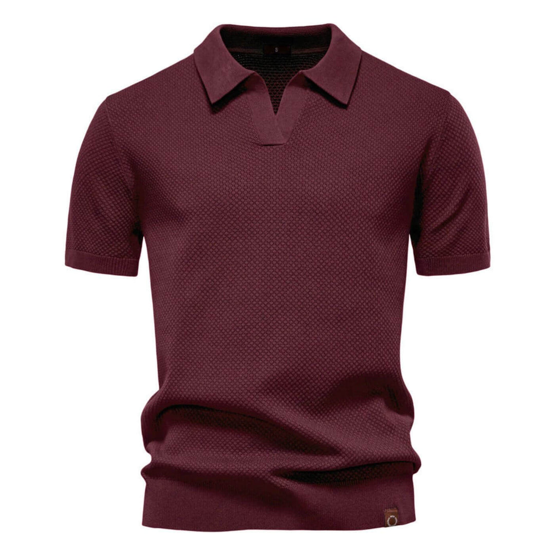 Christian™ – Premium V-Ausschnitt Polohemd