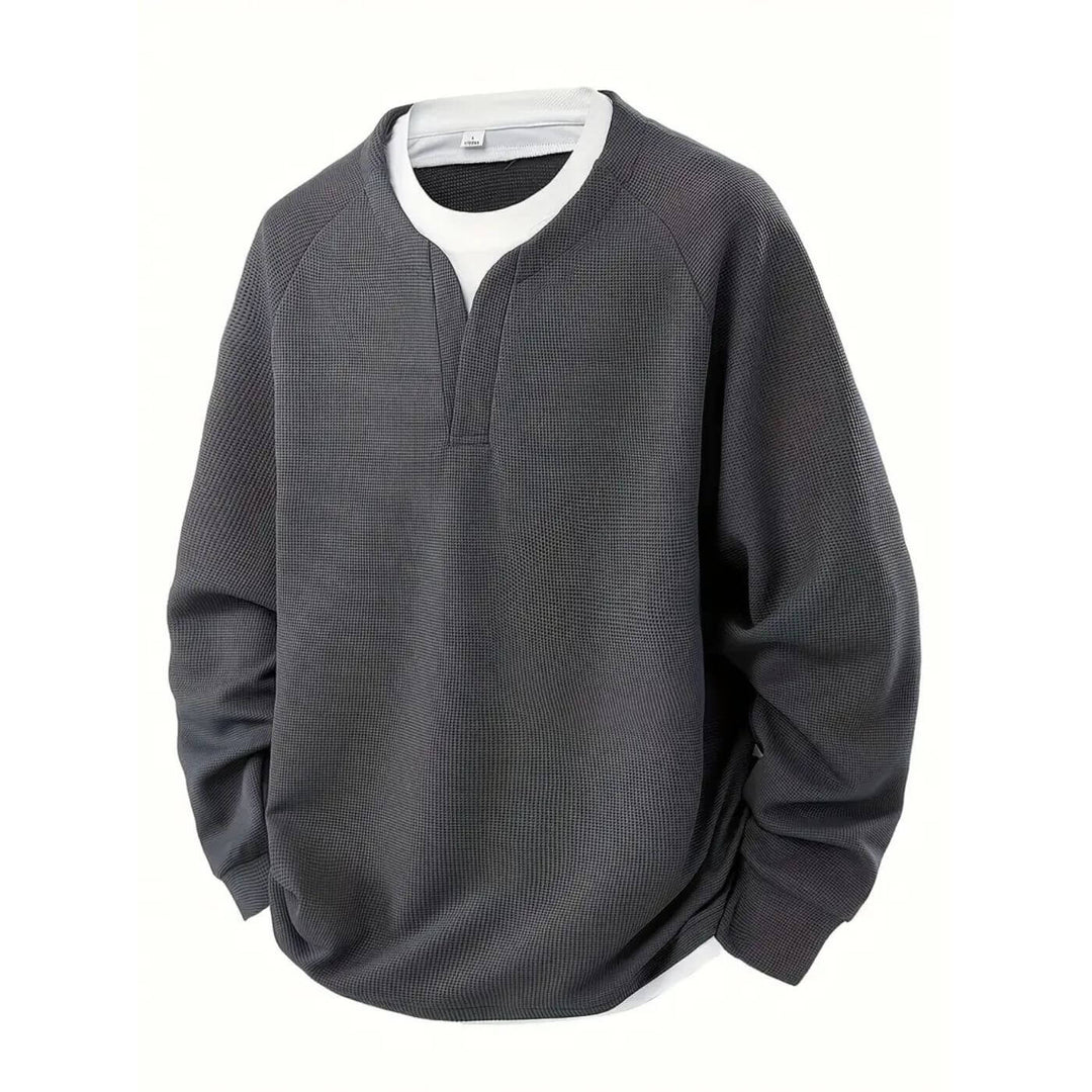 Christian™ - Bequemes Lagen-Langarmshirt
