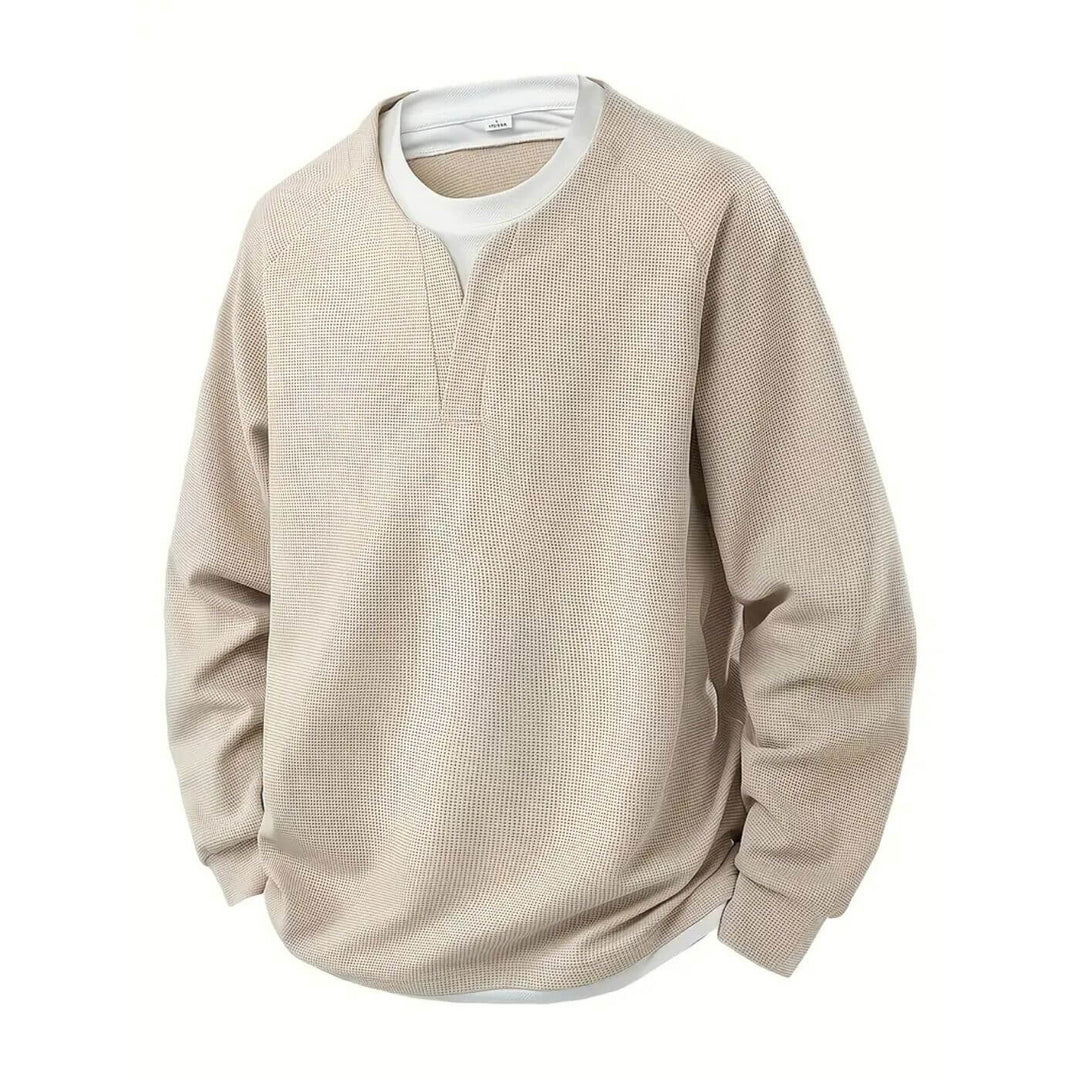 Christian™ - Bequemes Lagen-Langarmshirt