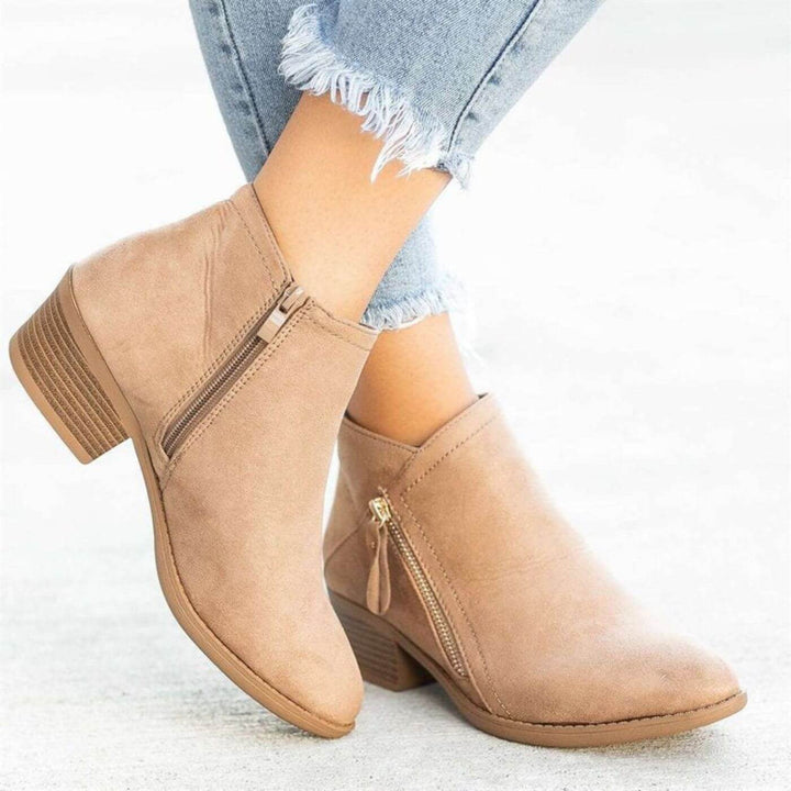 Elisabeth™ - Stiefeletten mit niedrigem Absatz und Reißverschluss
