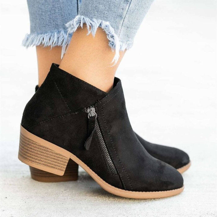 Elisabeth™ - Stiefeletten mit niedrigem Absatz und Reißverschluss