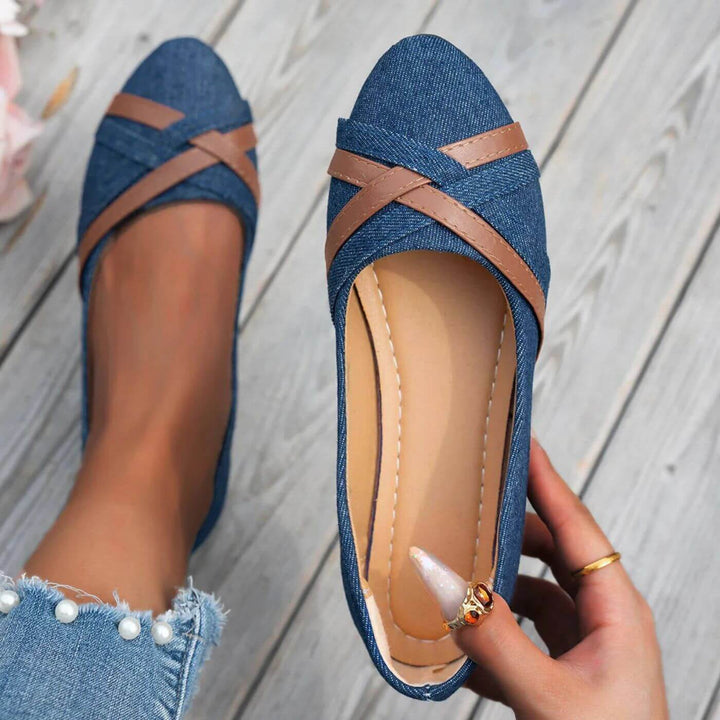 Elvira™ - Orthopädische Leichte Denim-Loafers