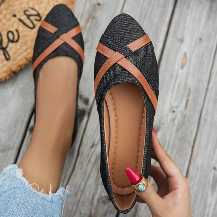 Elvira™ - Orthopädische Leichte Denim-Loafers