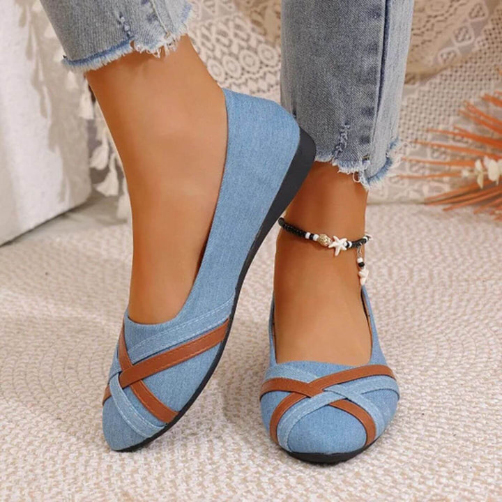 Elvira™ - Orthopädische Leichte Denim-Loafers