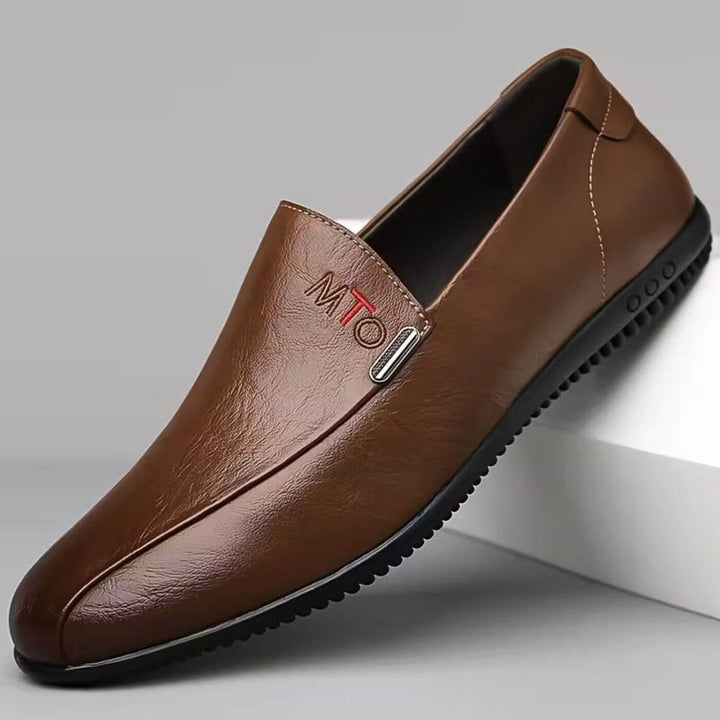 Erik™ - Klassische Orthopädische Ledermokassins