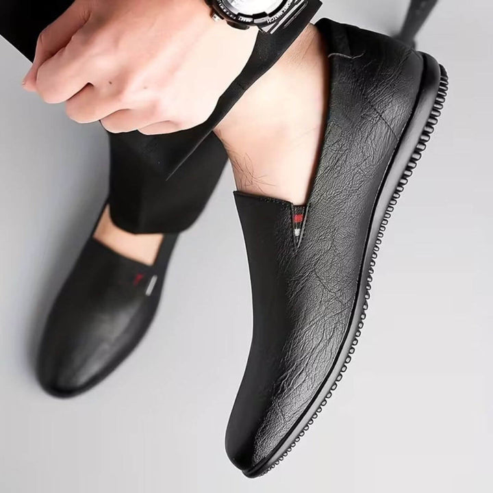 Erik™ - Klassische Orthopädische Ledermokassins