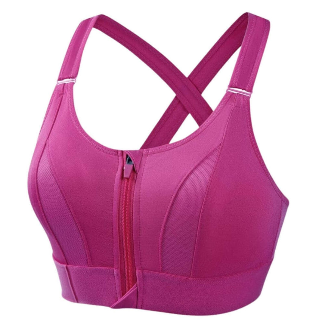FlexiBra™ – Sport-BH mit Frontreißverschluss und Push-Up-Effekt