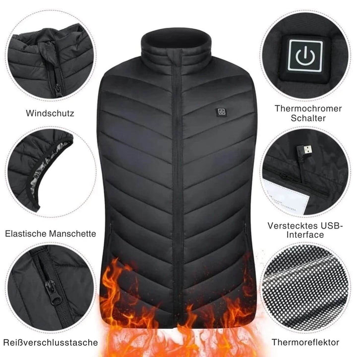 Frank™ - Unisex Beheizte und Wasserdichte Weste