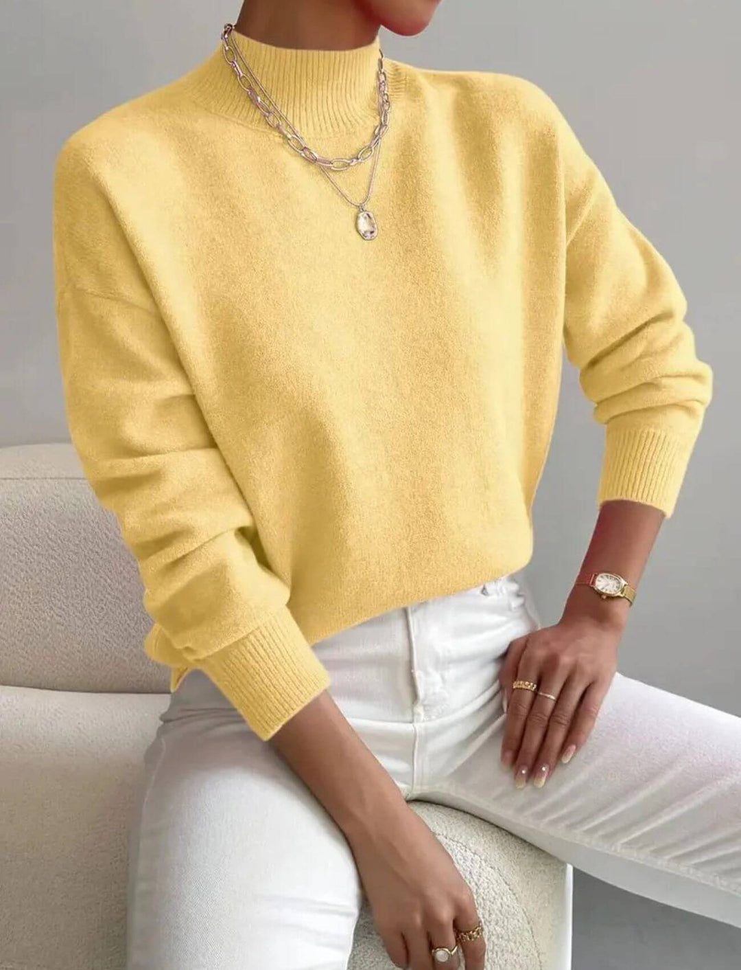 Greta™ - Bequemer Rollkragenpullover
