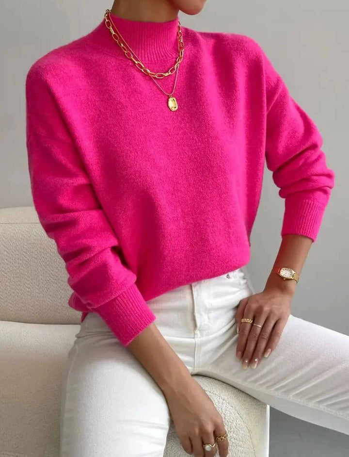 Greta™ - Bequemer Rollkragenpullover