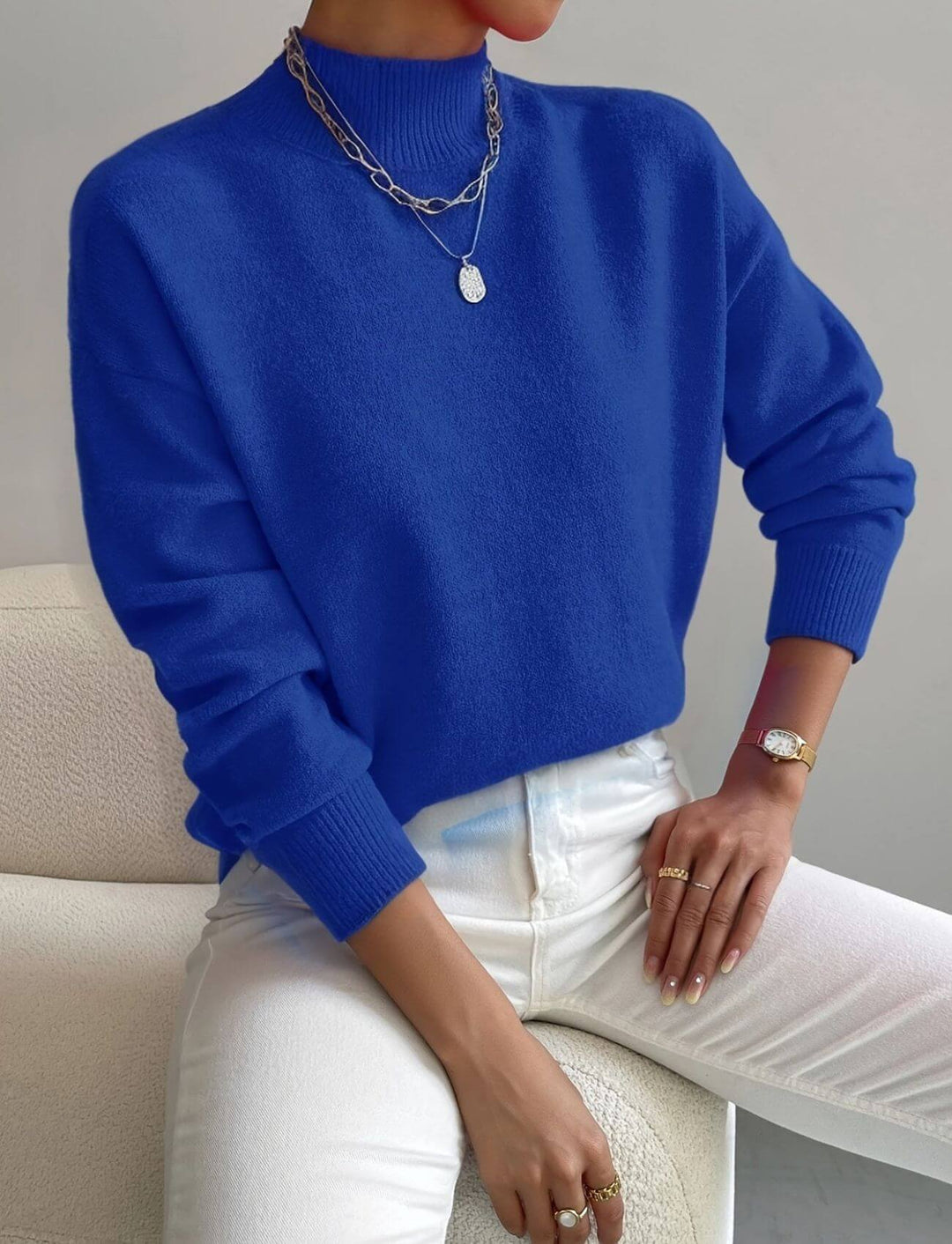 Greta™ - Bequemer Rollkragenpullover