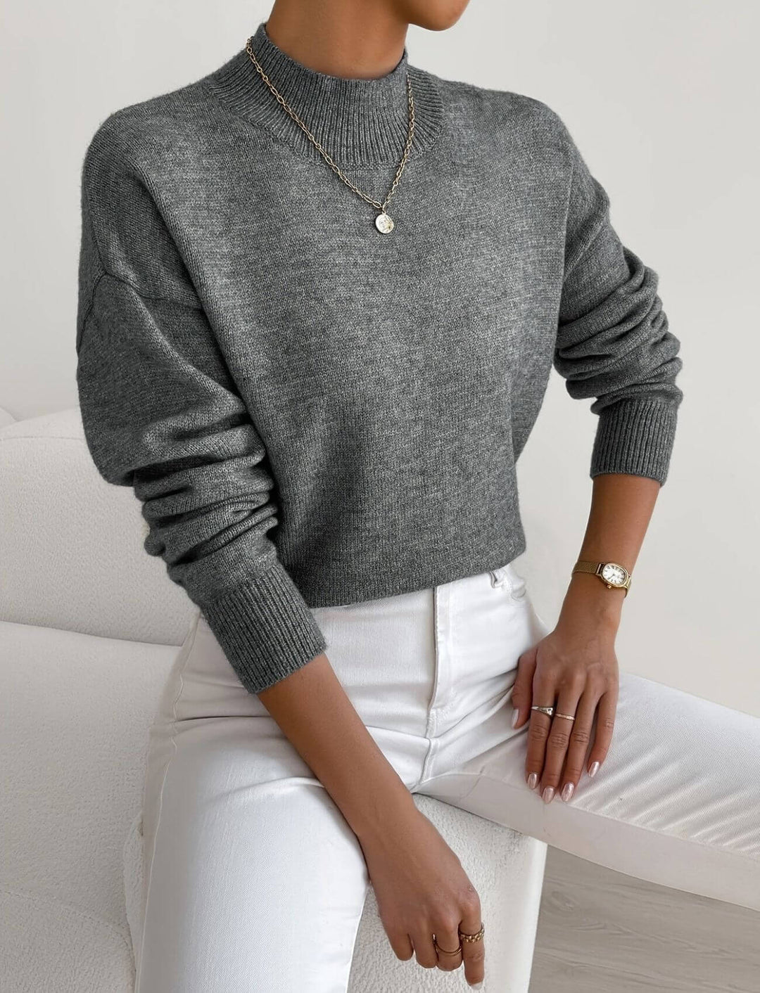 Greta™ - Bequemer Rollkragenpullover