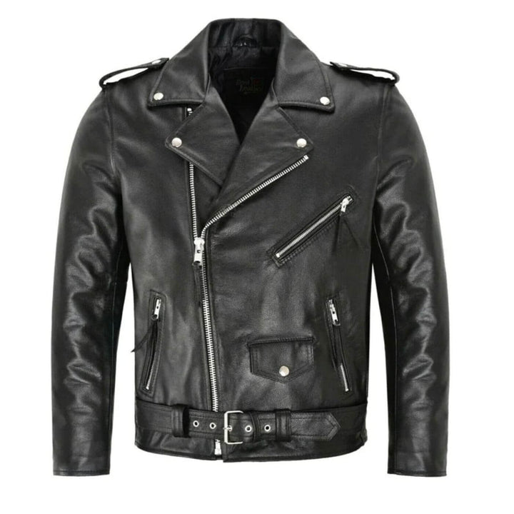 Hagen™ - Premium Leder Bikerjacke mit Stil