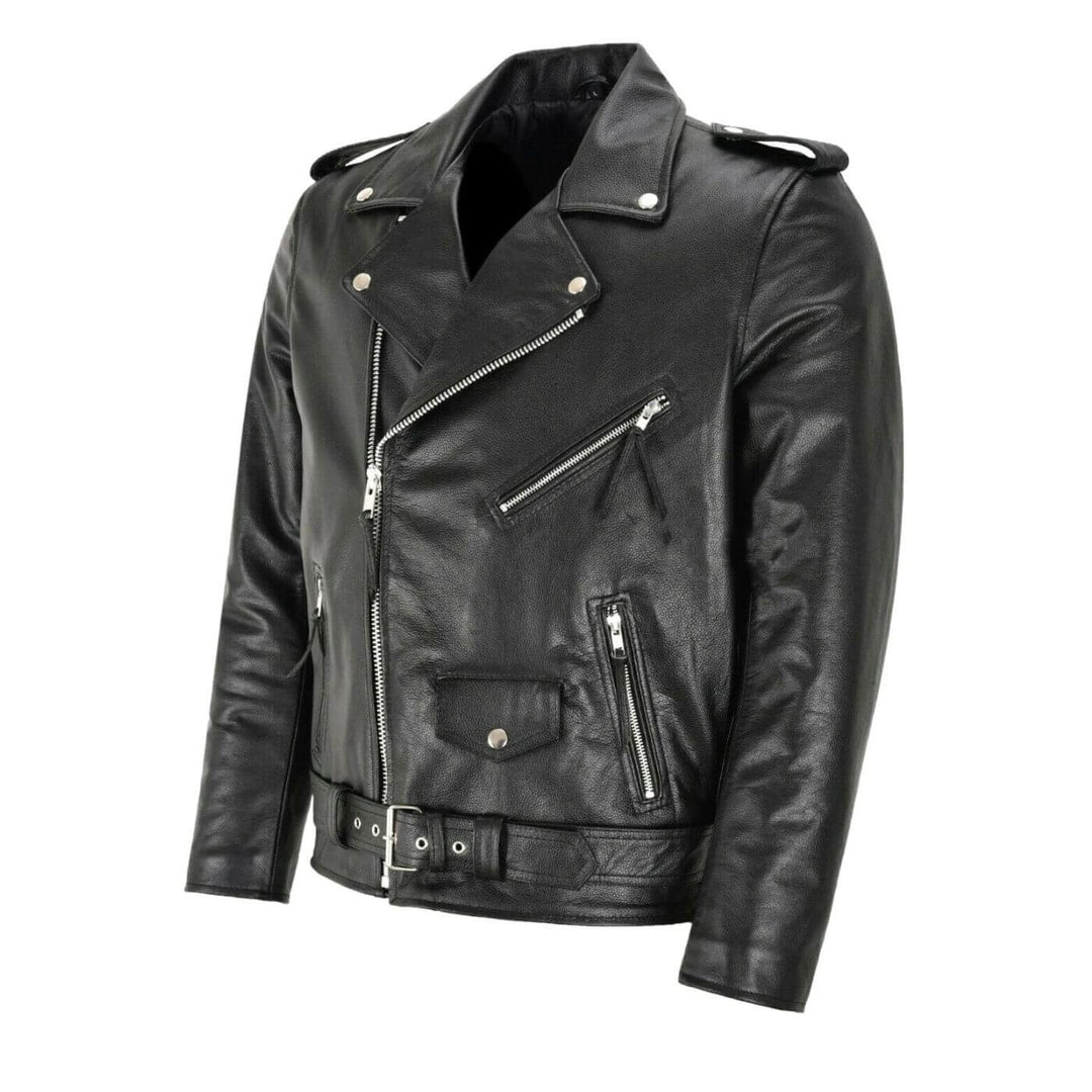 Hagen™ - Premium Leder Bikerjacke mit Stil