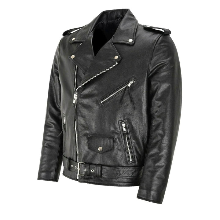 Hagen™ - Premium Leder Bikerjacke mit Stil