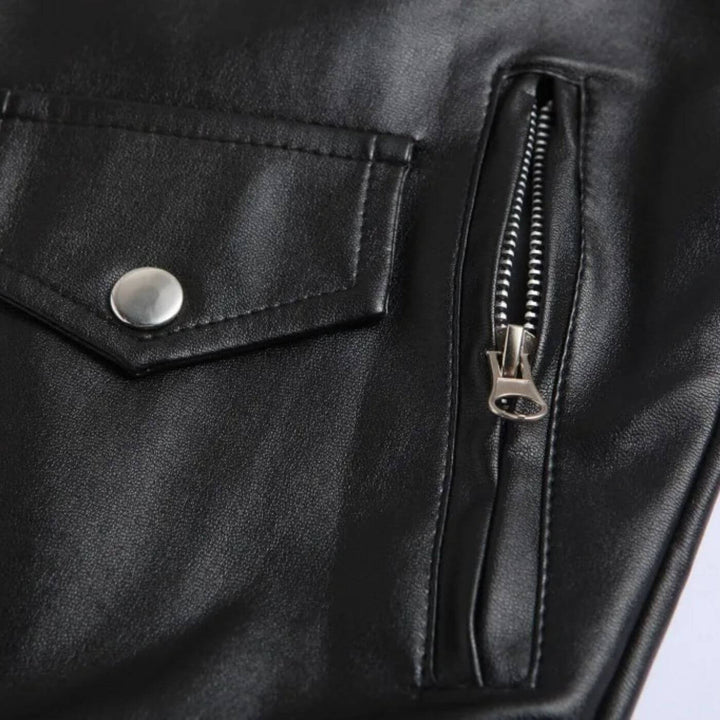 Hagen™ - Premium Leder Bikerjacke mit Stil