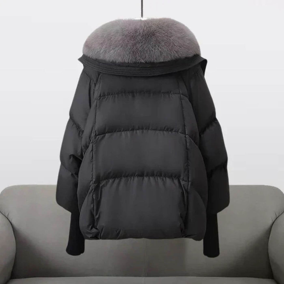 Helena™ - Winter-Daunenjacke mit Fellkragen