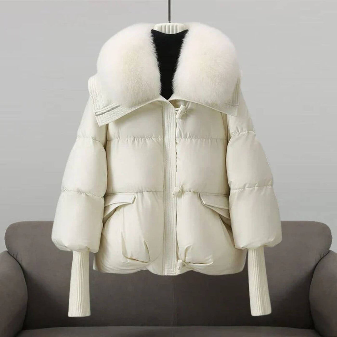 Helena™ - Winter-Daunenjacke mit Fellkragen