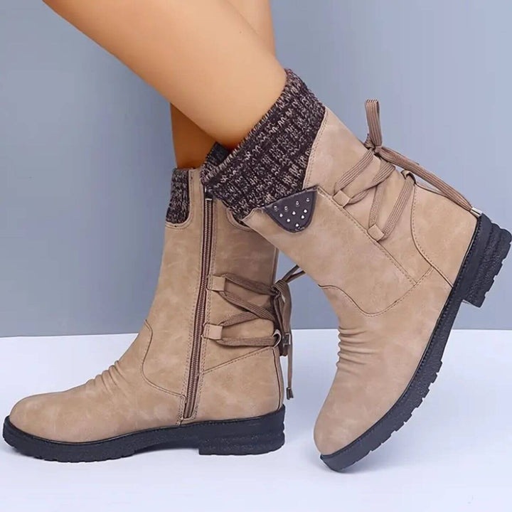 Helene™ - Winterstiefel mit Schnürung bis zur Wade