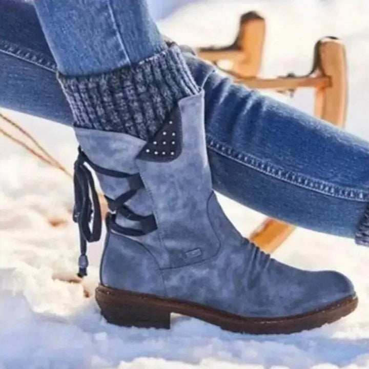 Helene™ - Winterstiefel mit Schnürung bis zur Wade