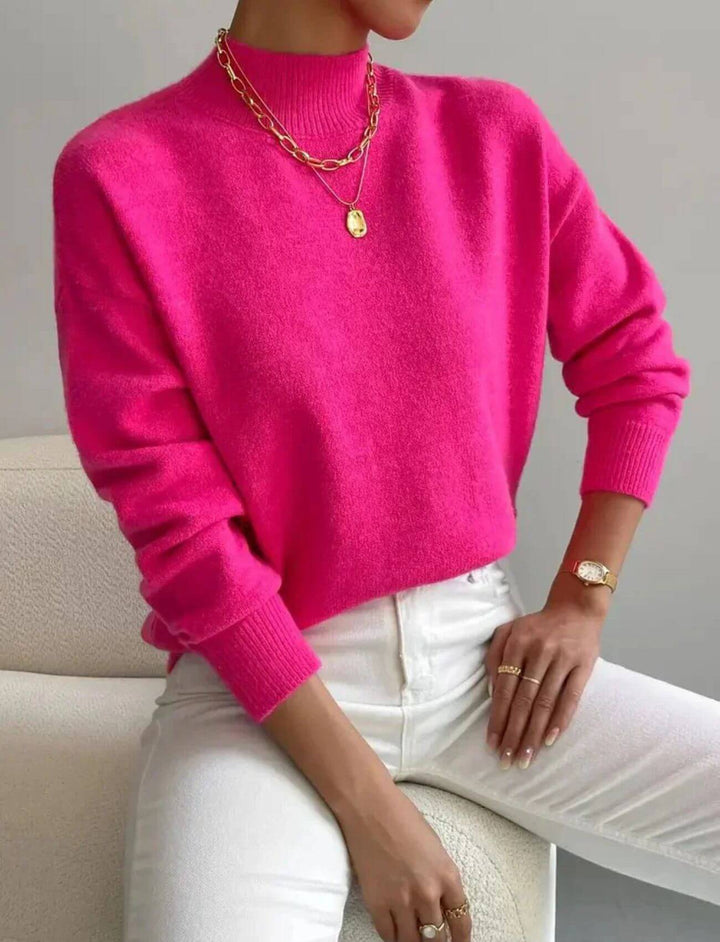 Jana™ - Eleganter Rollkragen-Komfortpullover
