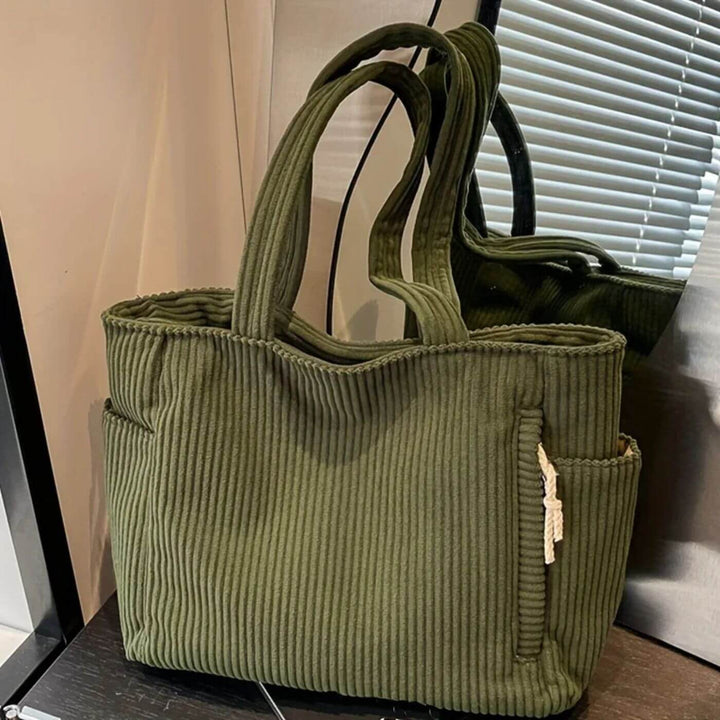 Jasmina™ – Stilvolle Kordel-Tote-Bag aus Cord
