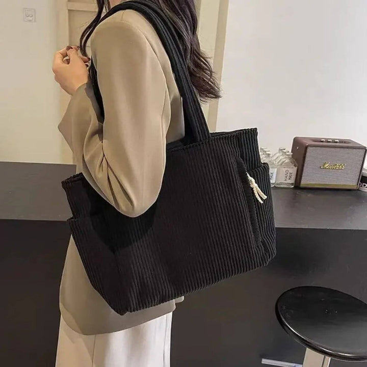 Jasmina™ – Stilvolle Kordel-Tote-Bag aus Cord