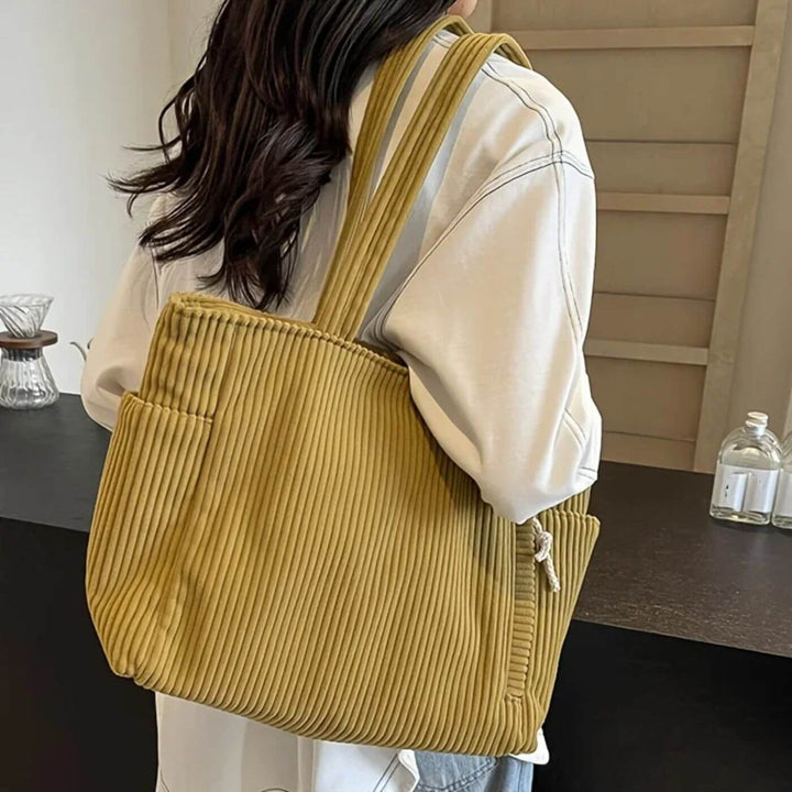Jasmina™ – Stilvolle Kordel-Tote-Bag aus Cord