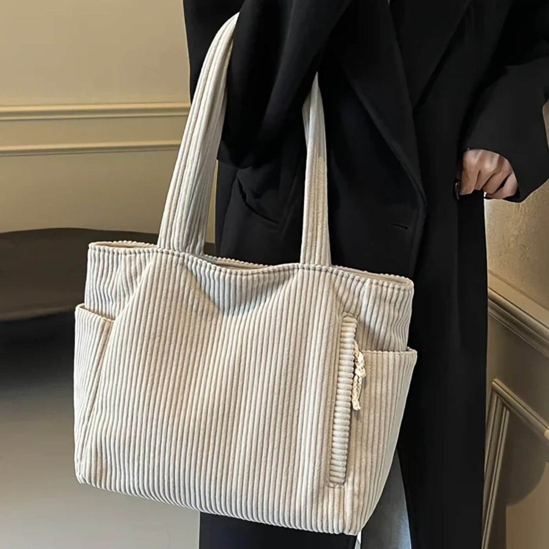 Jasmina™ – Stilvolle Kordel-Tote-Bag aus Cord