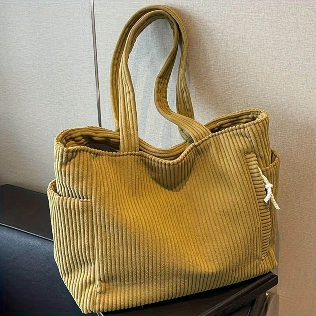Jasmina™ – Stilvolle Kordel-Tote-Bag aus Cord