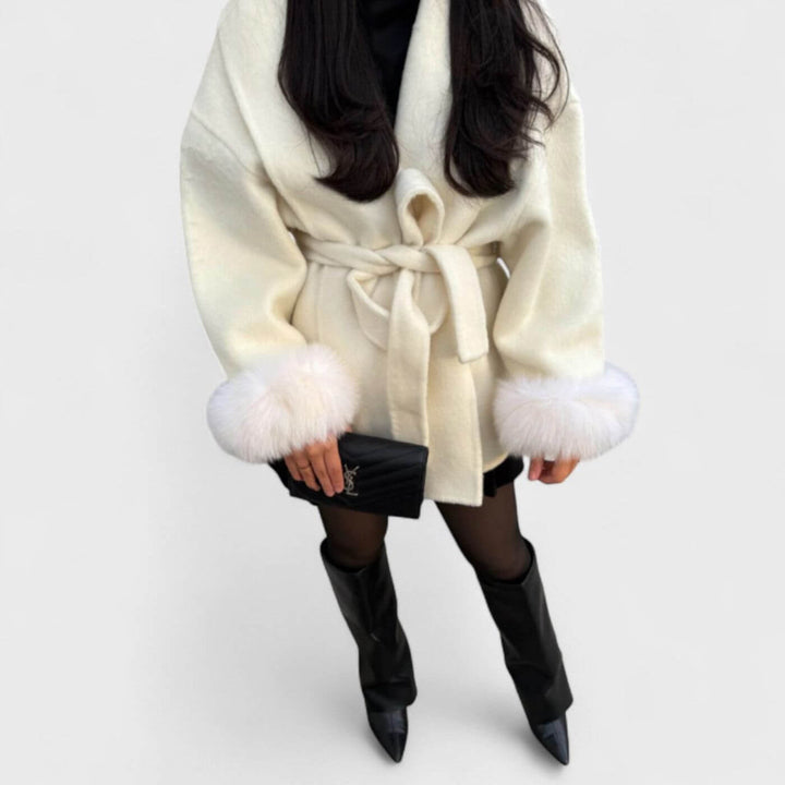 Jessica™ - Eleganter Wintermantel mit Fell