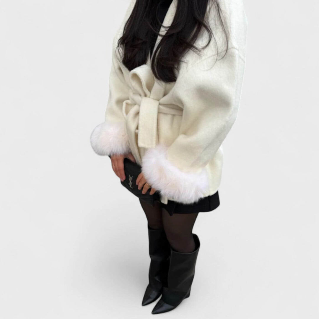 Jessica™ - Eleganter Wintermantel mit Fell