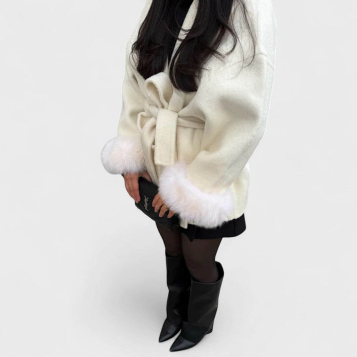 Jessica™ - Eleganter Wintermantel mit Fell