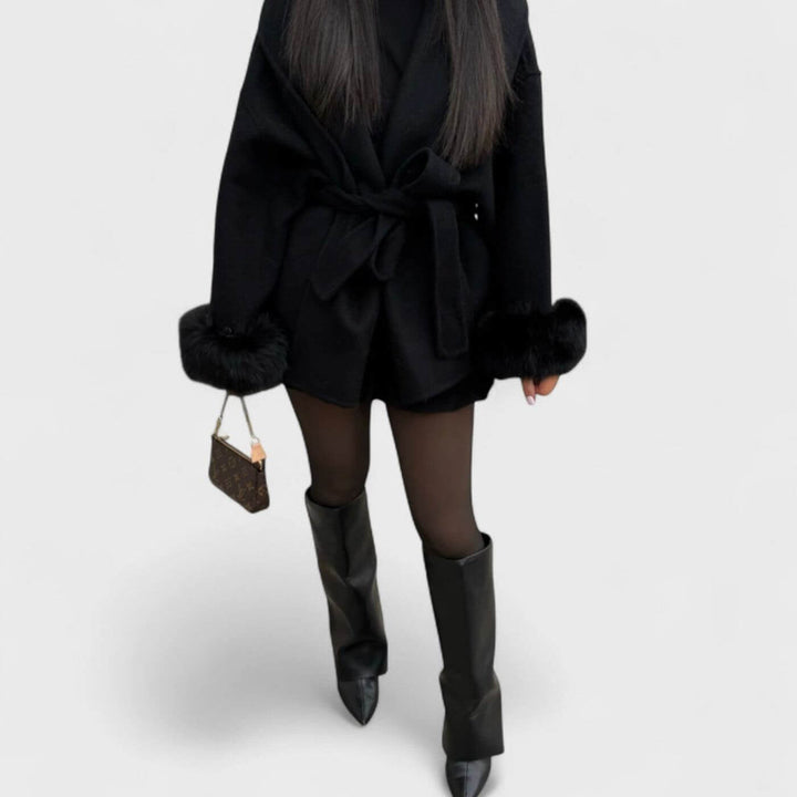 Jessica™ - Eleganter Wintermantel mit Fell