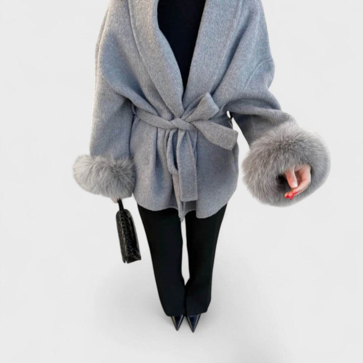 Jessica™ - Eleganter Wintermantel mit Fell