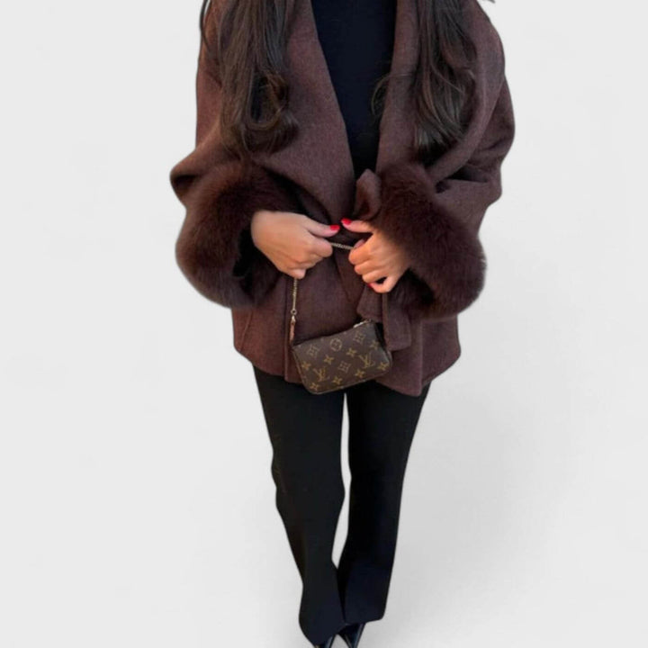 Jessica™ - Eleganter Wintermantel mit Fell