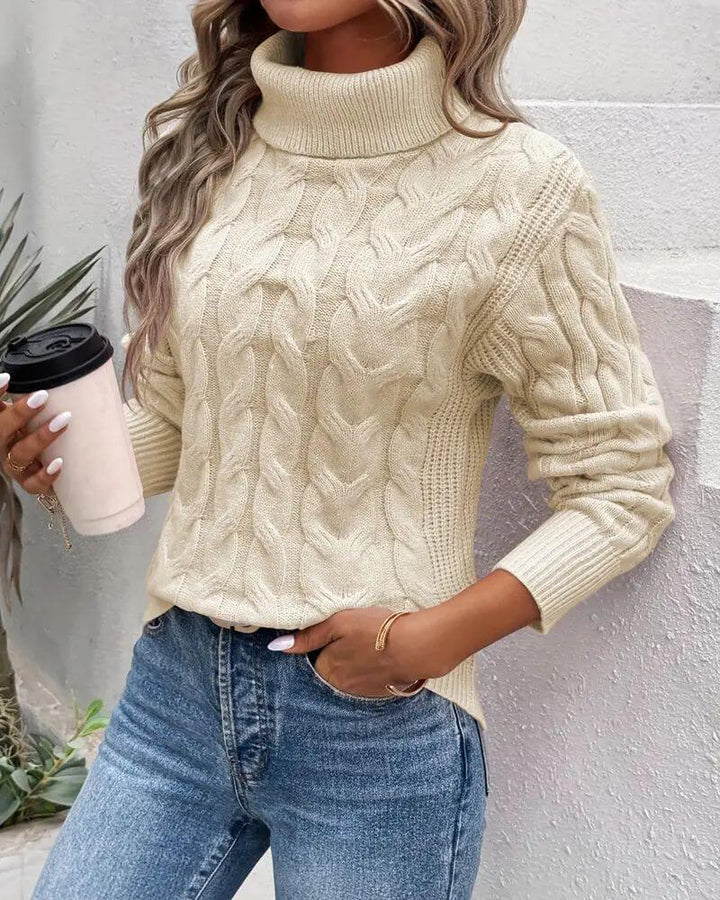 Jessika™ - Bequemer Strickrollkragenpullover